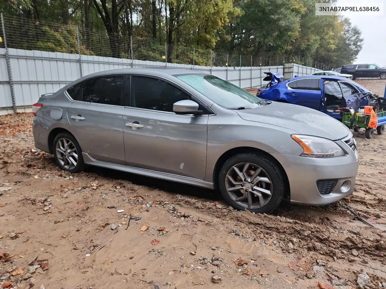 3N1AB7AP9EL638456 2014 Nissan Sentra S
