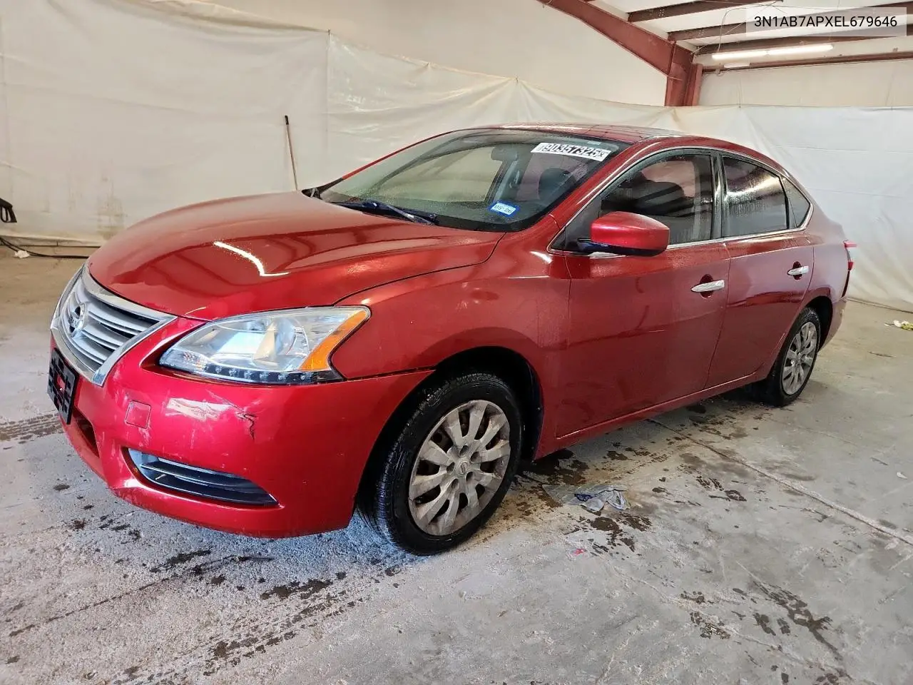 3N1AB7APXEL679646 2014 Nissan Sentra S