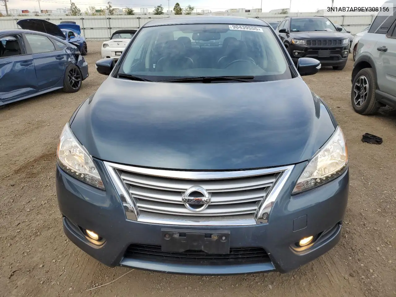 3N1AB7AP9EY308156 2014 Nissan Sentra S