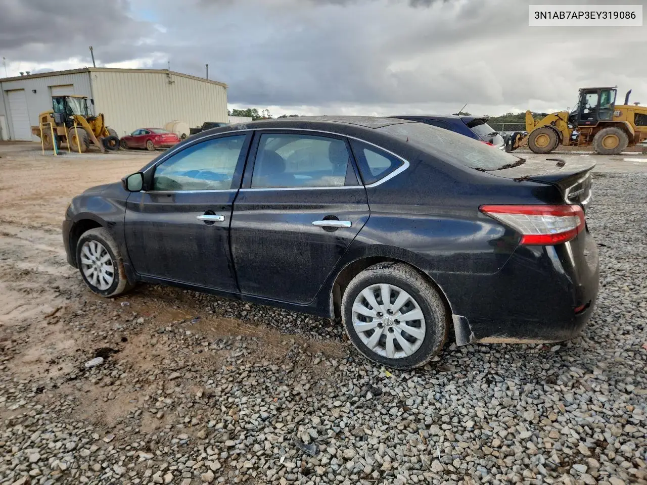 3N1AB7AP3EY319086 2014 Nissan Sentra S