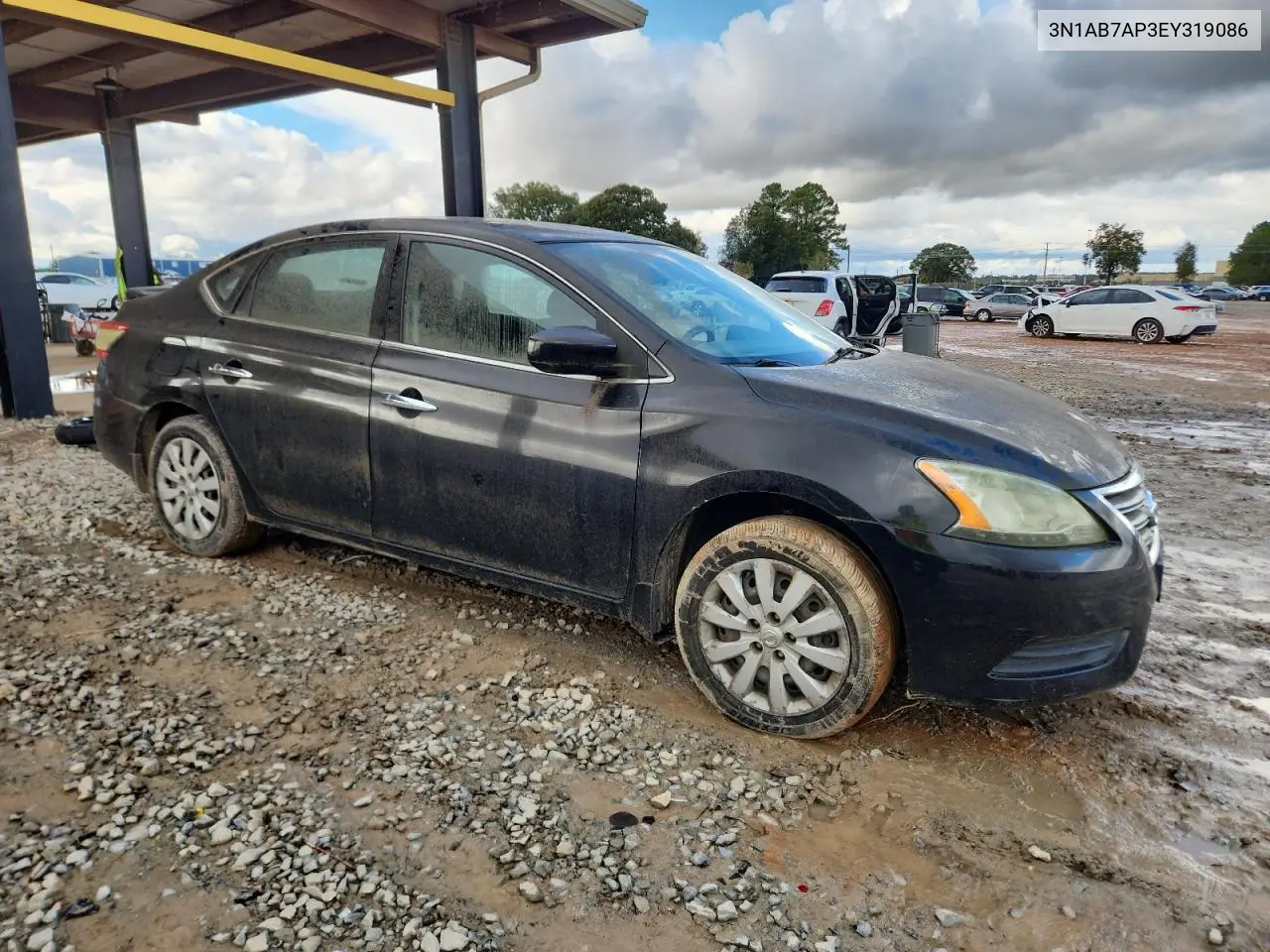 3N1AB7AP3EY319086 2014 Nissan Sentra S