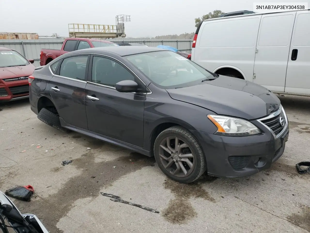 3N1AB7AP3EY304538 2014 Nissan Sentra S