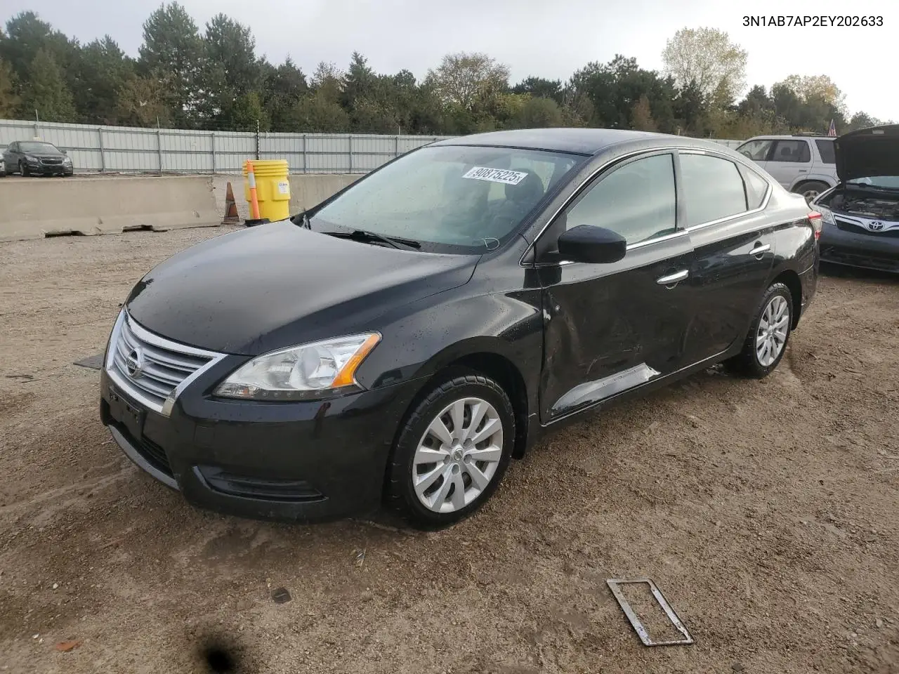 3N1AB7AP2EY202633 2014 Nissan Sentra S