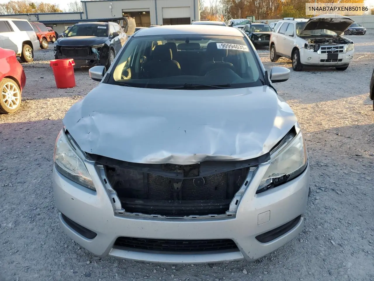 1N4AB7APXEN850186 2014 Nissan Sentra S