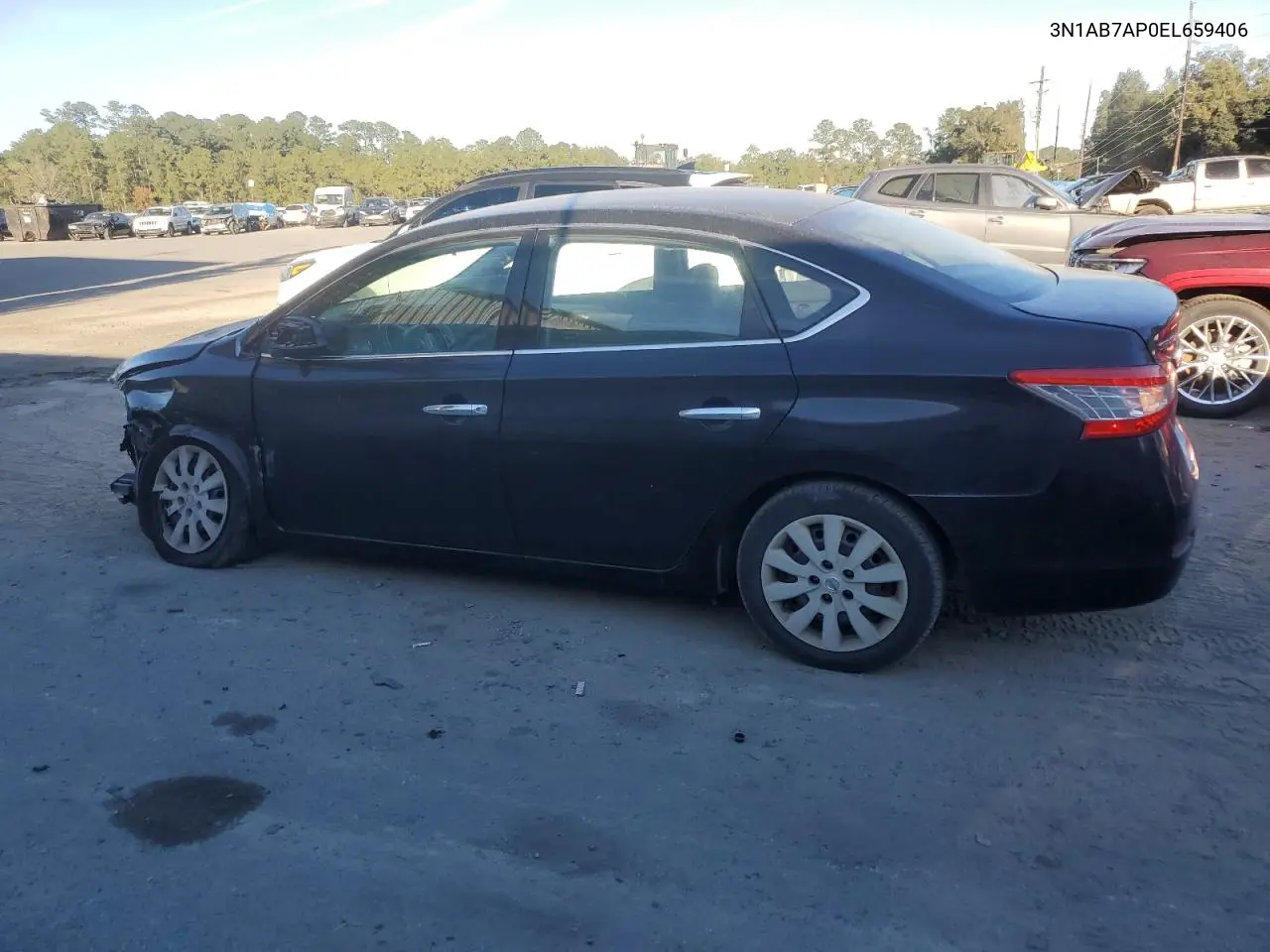 3N1AB7AP0EL659406 2014 Nissan Sentra S