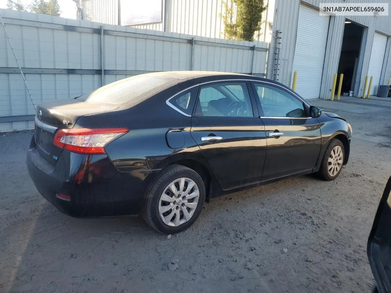 3N1AB7AP0EL659406 2014 Nissan Sentra S