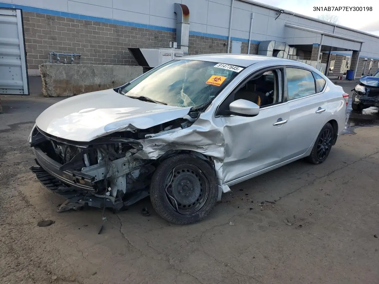 3N1AB7AP7EY300198 2014 Nissan Sentra S