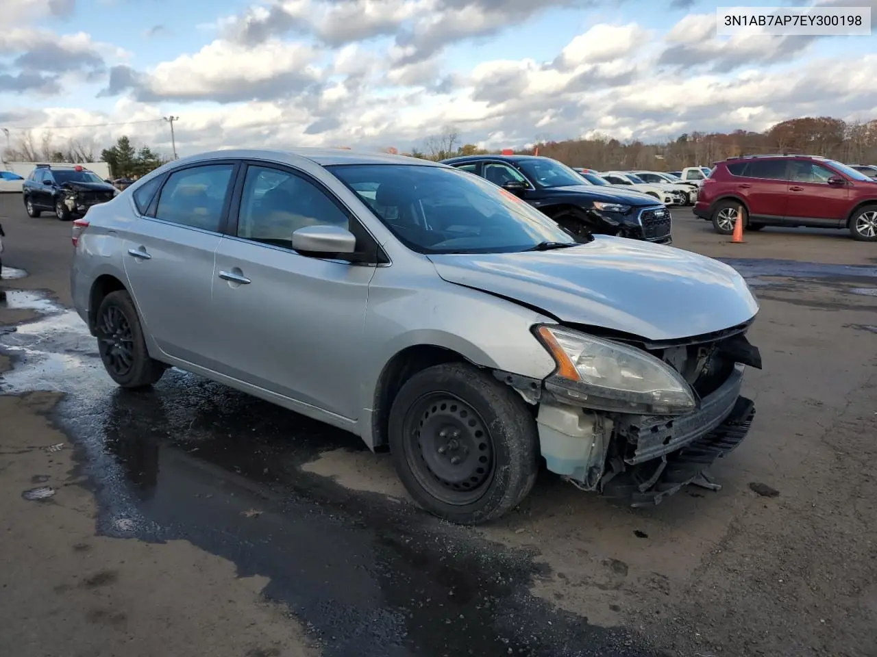 3N1AB7AP7EY300198 2014 Nissan Sentra S