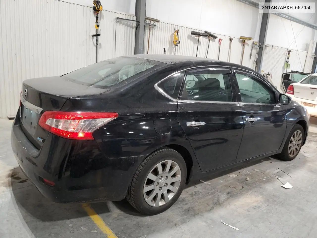 3N1AB7APXEL667450 2014 Nissan Sentra S