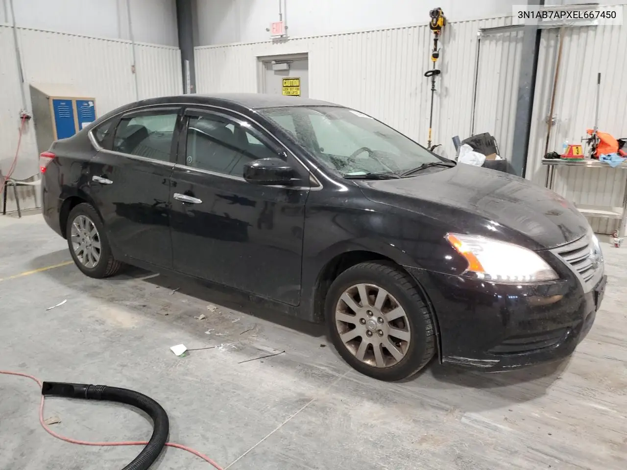 3N1AB7APXEL667450 2014 Nissan Sentra S