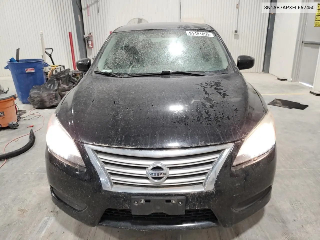 3N1AB7APXEL667450 2014 Nissan Sentra S