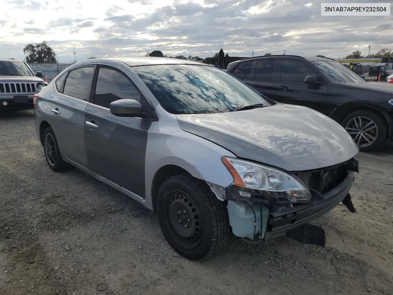 3N1AB7AP9EY232504 2014 Nissan Sentra S