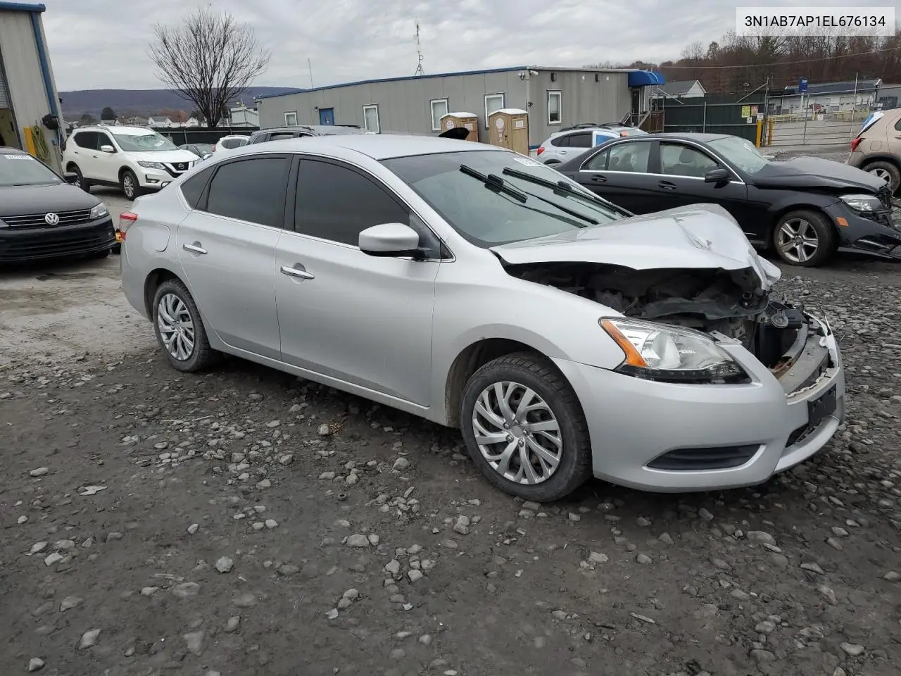 3N1AB7AP1EL676134 2014 Nissan Sentra S