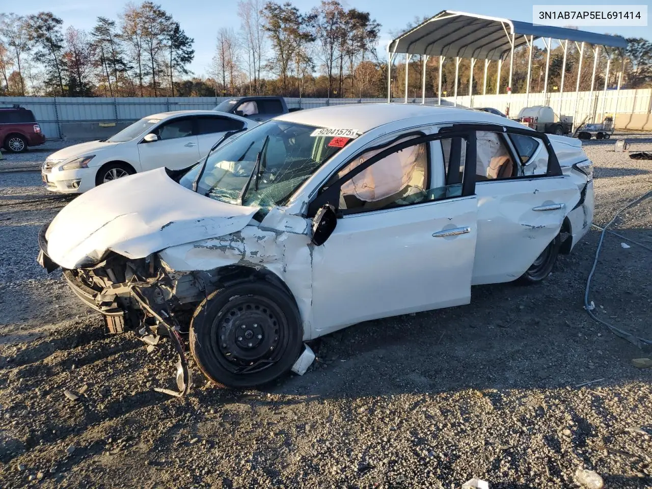 3N1AB7AP5EL691414 2014 Nissan Sentra Sv