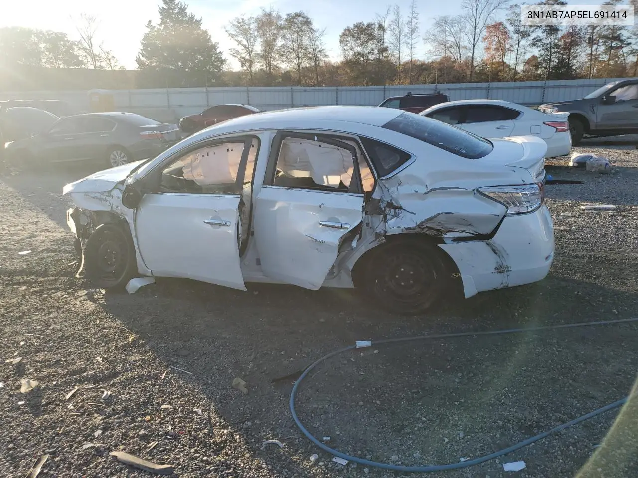 3N1AB7AP5EL691414 2014 Nissan Sentra Sv