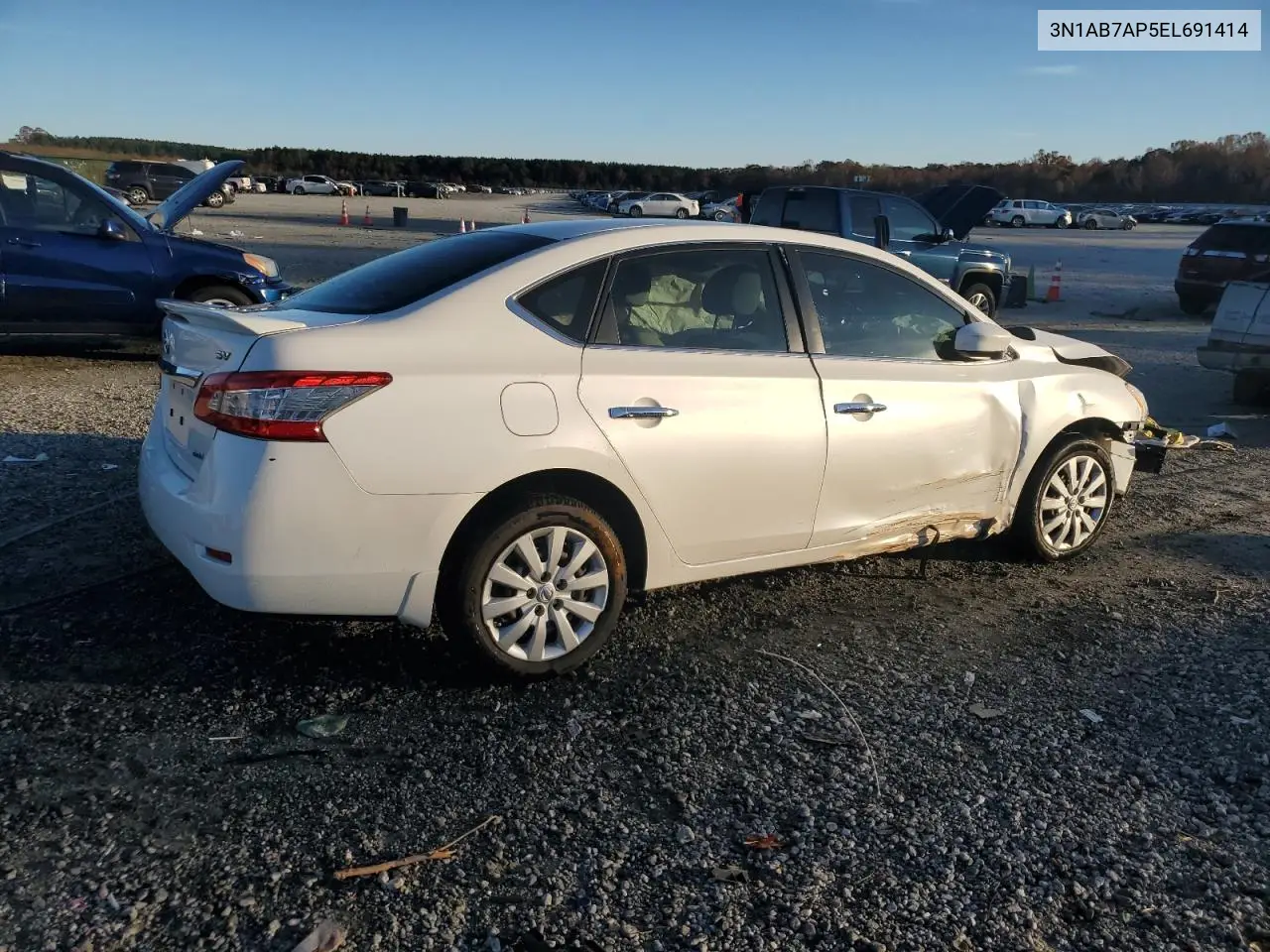 3N1AB7AP5EL691414 2014 Nissan Sentra Sv