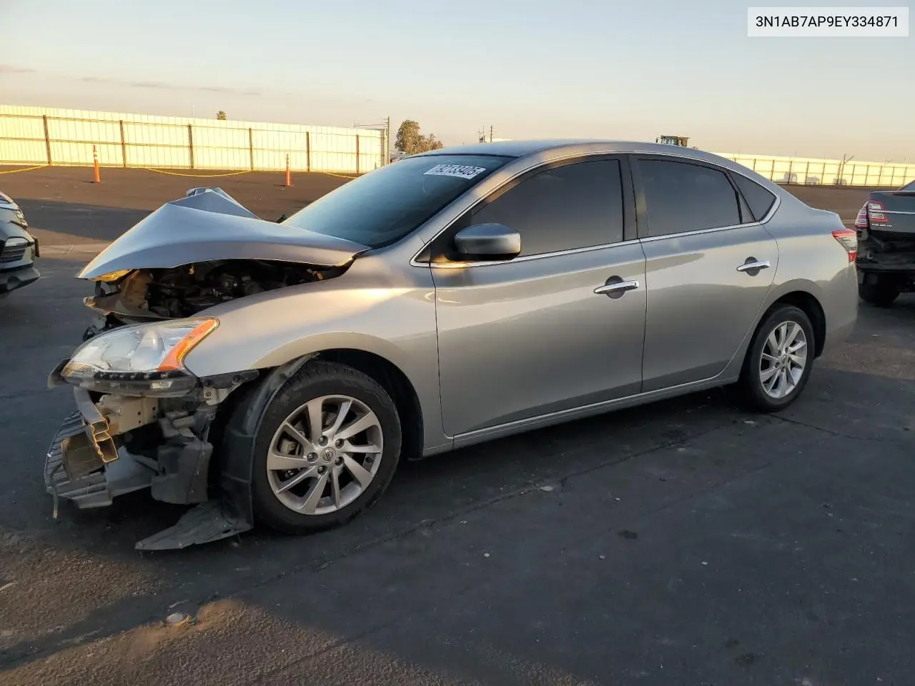 3N1AB7AP9EY334871 2014 Nissan Sentra S