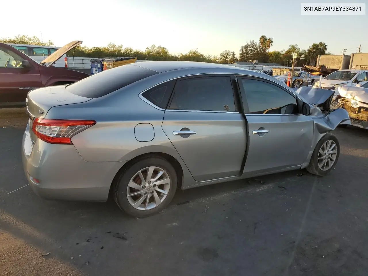 3N1AB7AP9EY334871 2014 Nissan Sentra S