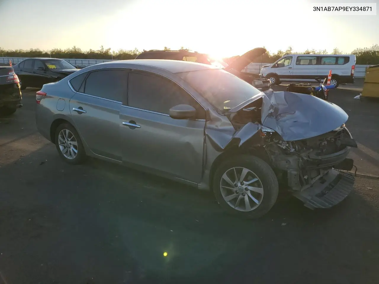 3N1AB7AP9EY334871 2014 Nissan Sentra S