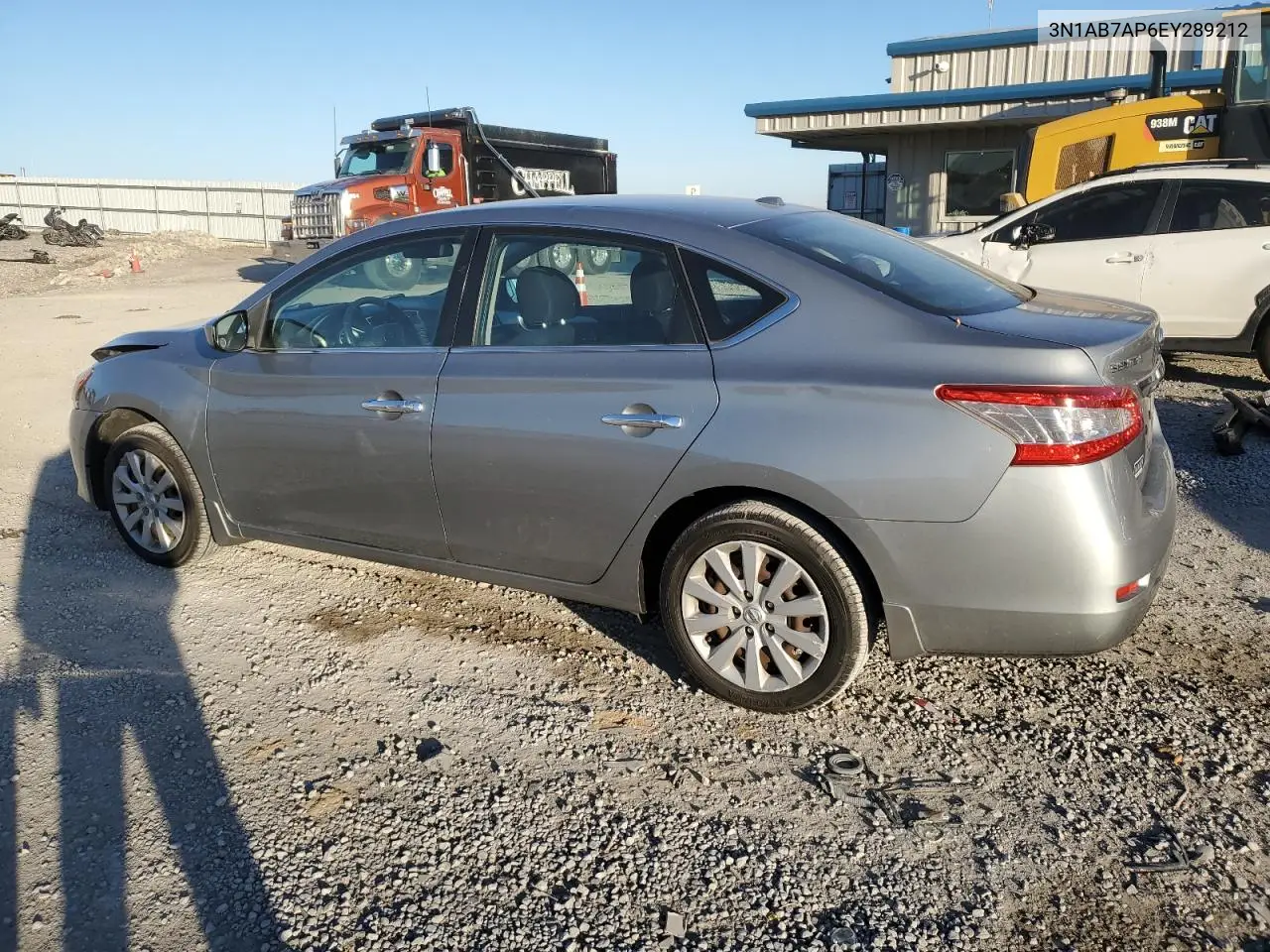 3N1AB7AP6EY289212 2014 Nissan Sentra S
