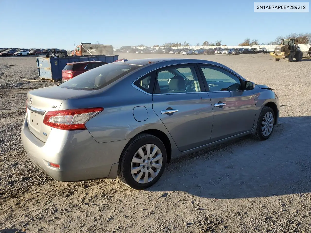 3N1AB7AP6EY289212 2014 Nissan Sentra S