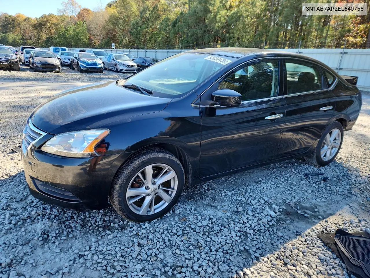 3N1AB7AP2EL640758 2014 Nissan Sentra S