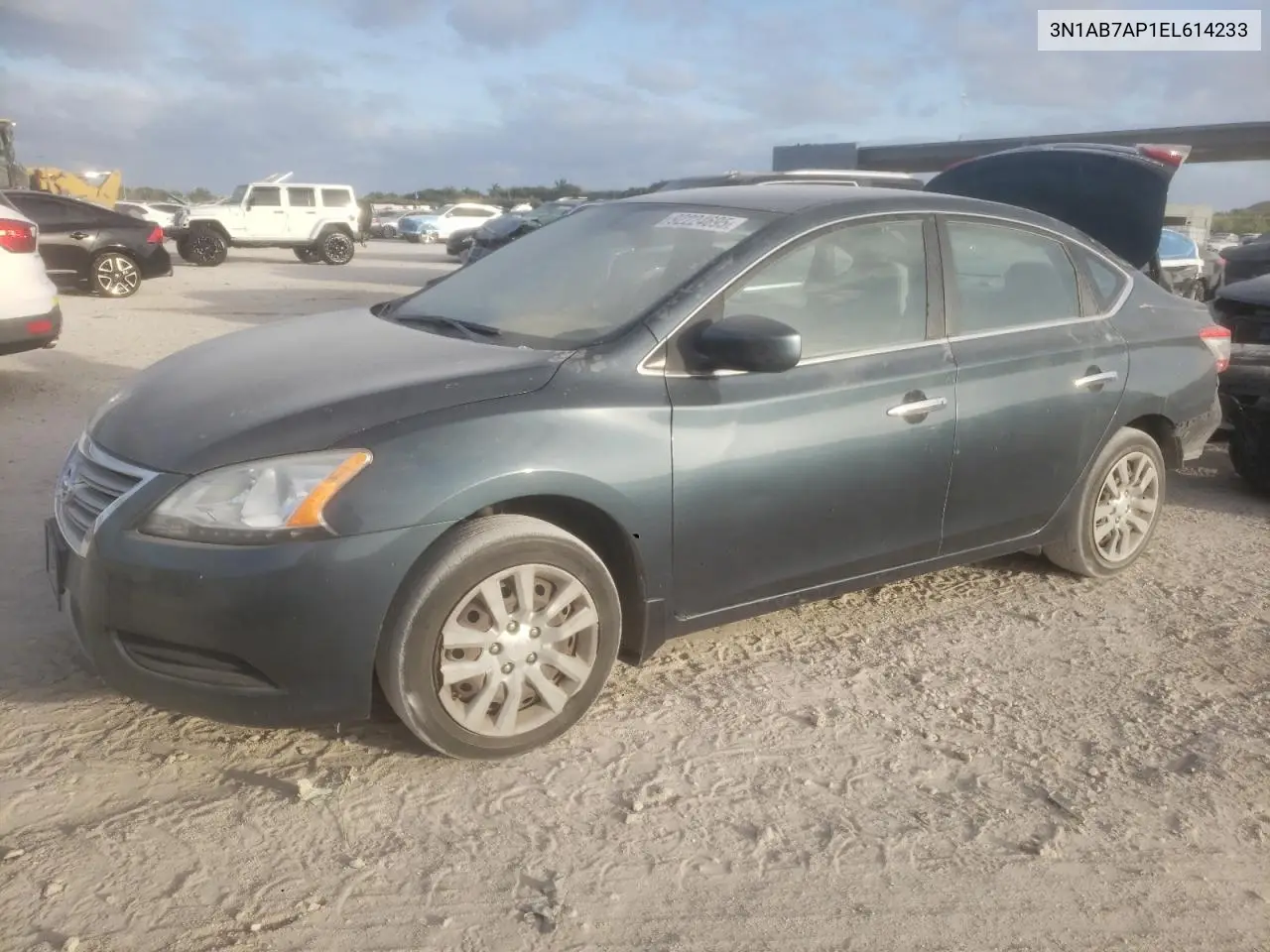 3N1AB7AP1EL614233 2014 Nissan Sentra S