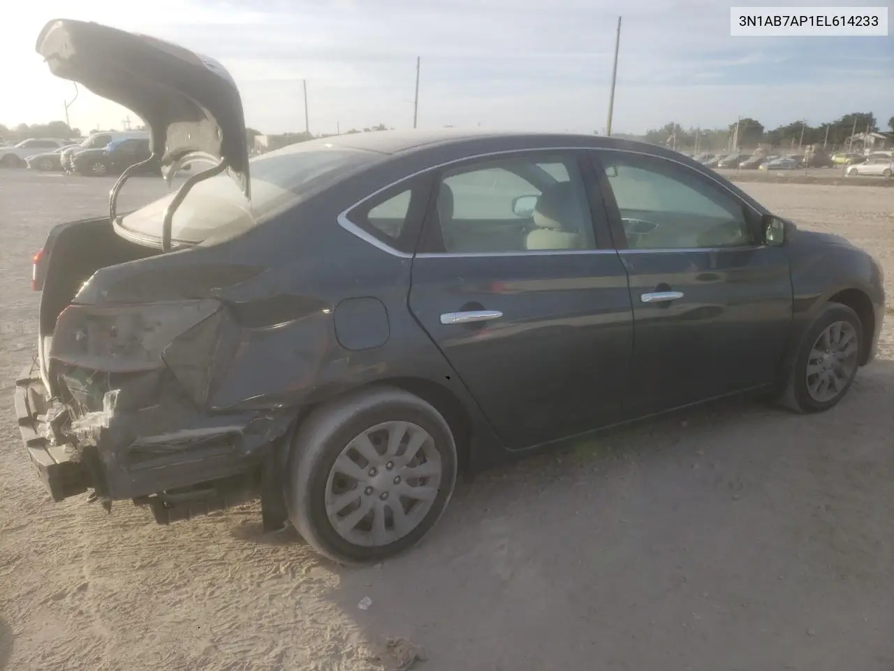 3N1AB7AP1EL614233 2014 Nissan Sentra S