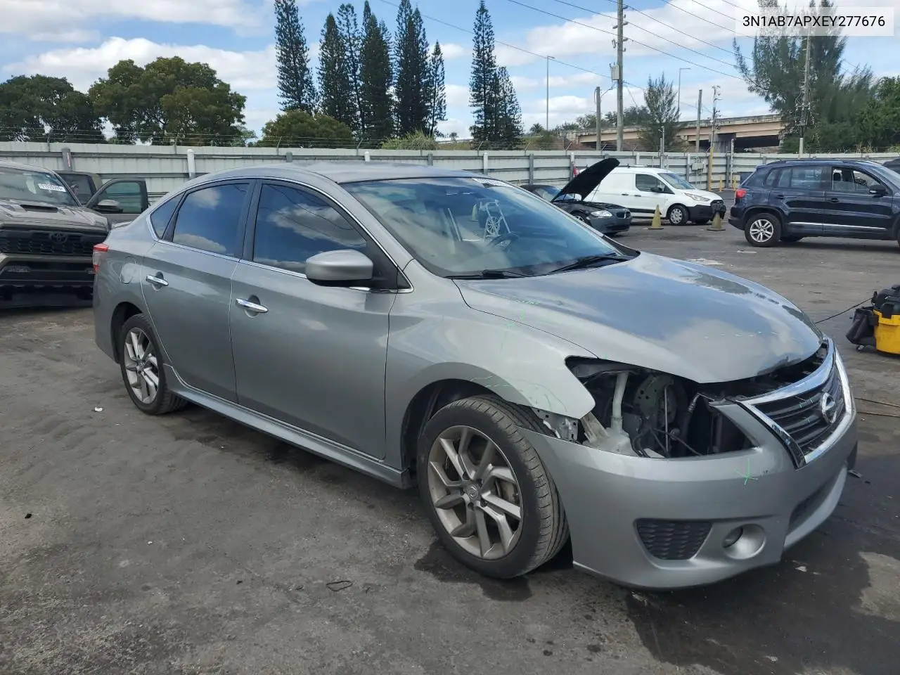 3N1AB7APXEY277676 2014 Nissan Sentra S