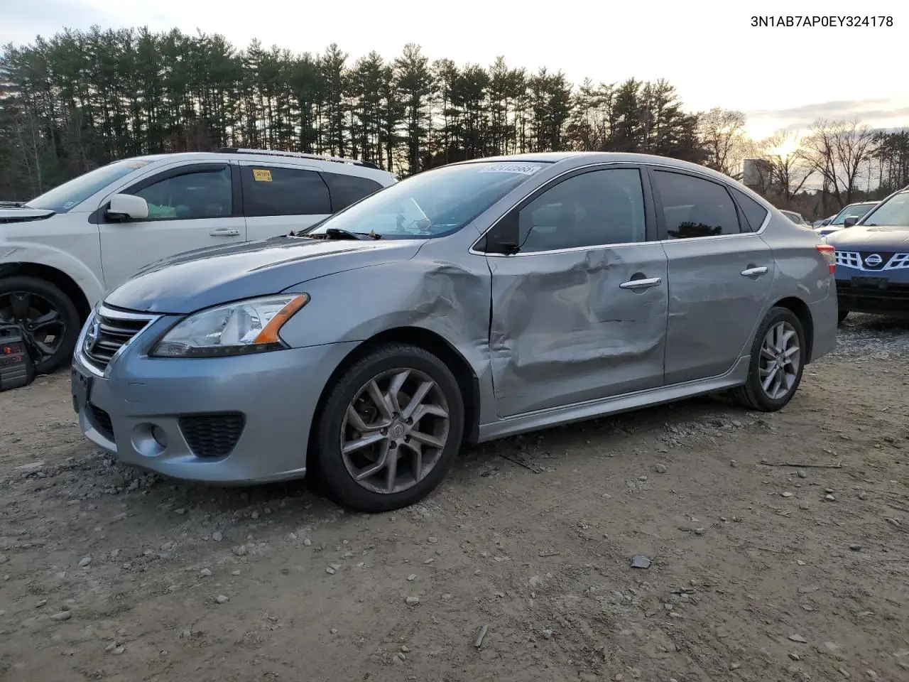 3N1AB7AP0EY324178 2014 Nissan Sentra S