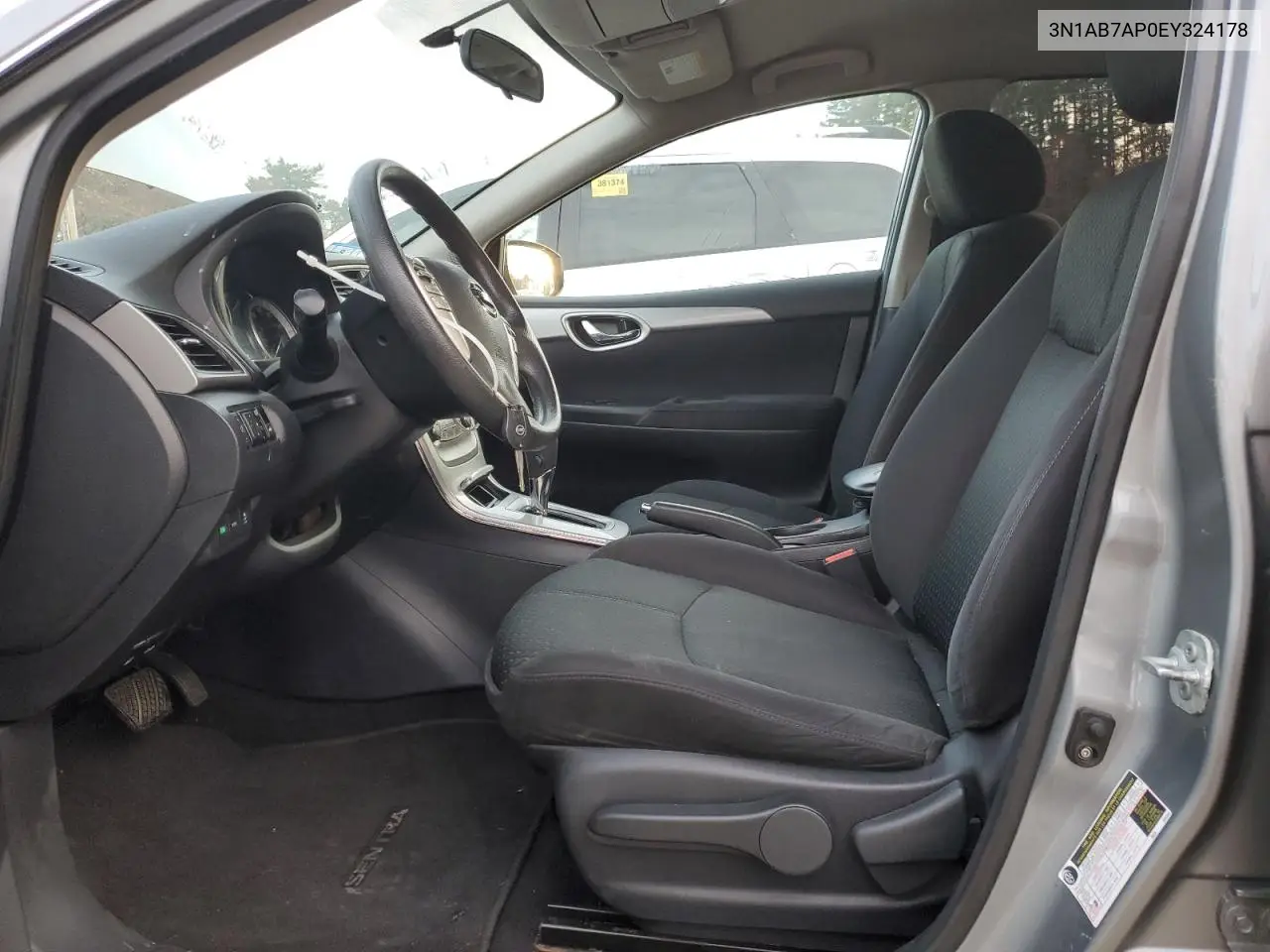 3N1AB7AP0EY324178 2014 Nissan Sentra S