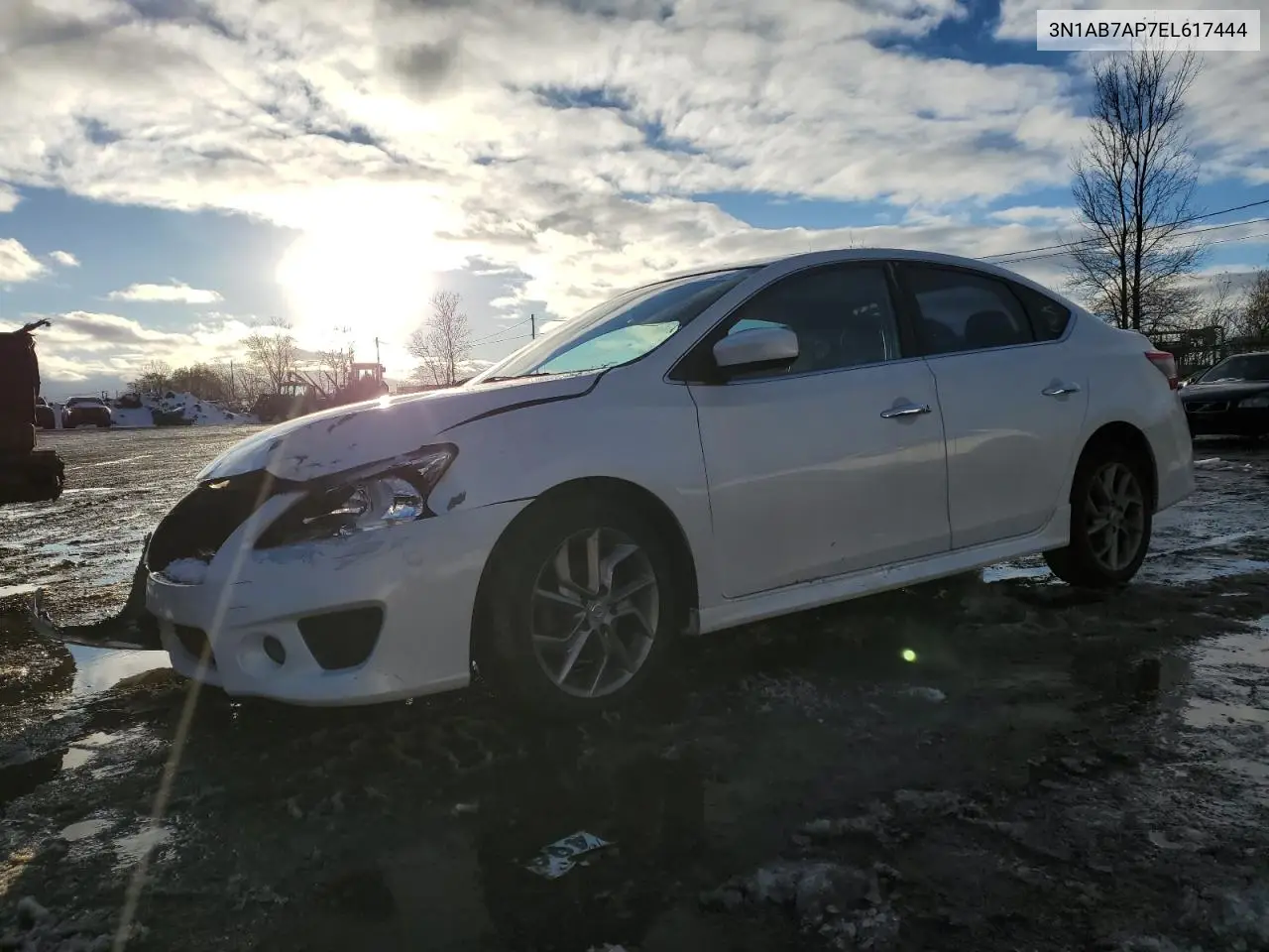 3N1AB7AP7EL617444 2014 Nissan Sentra S