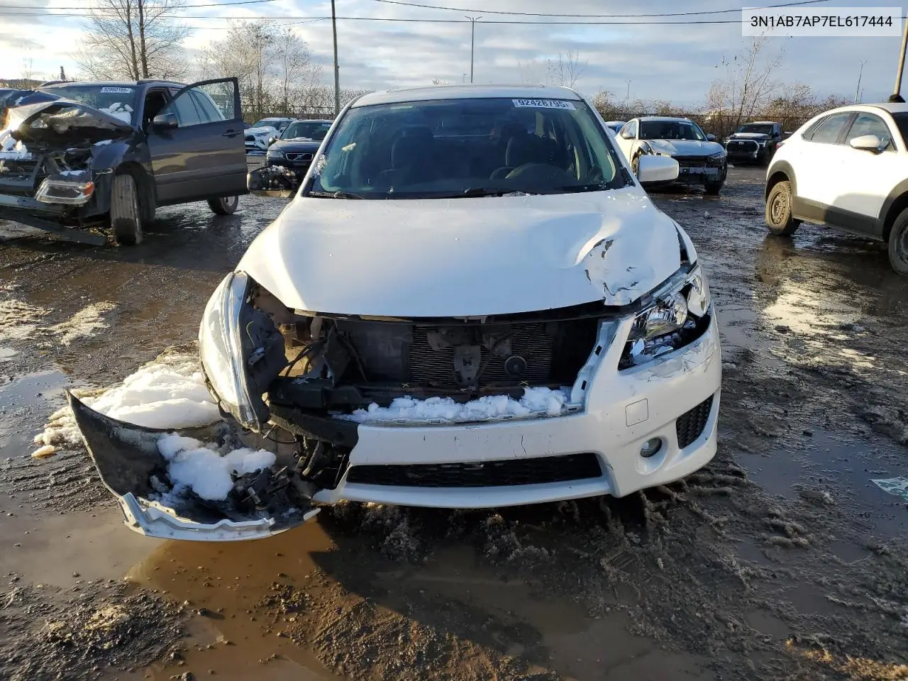 3N1AB7AP7EL617444 2014 Nissan Sentra S