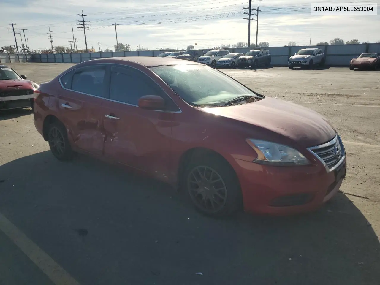 3N1AB7AP5EL653004 2014 Nissan Sentra S