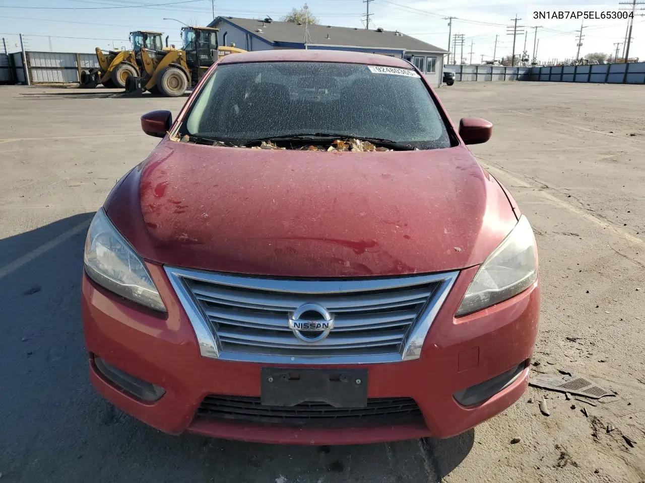 3N1AB7AP5EL653004 2014 Nissan Sentra S
