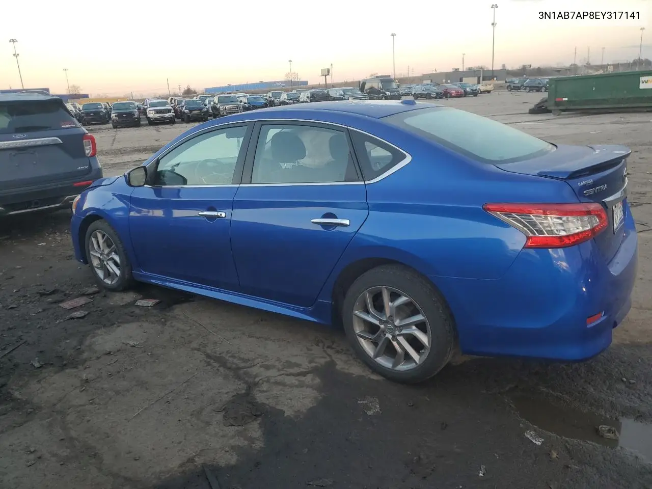 3N1AB7AP8EY317141 2014 Nissan Sentra S