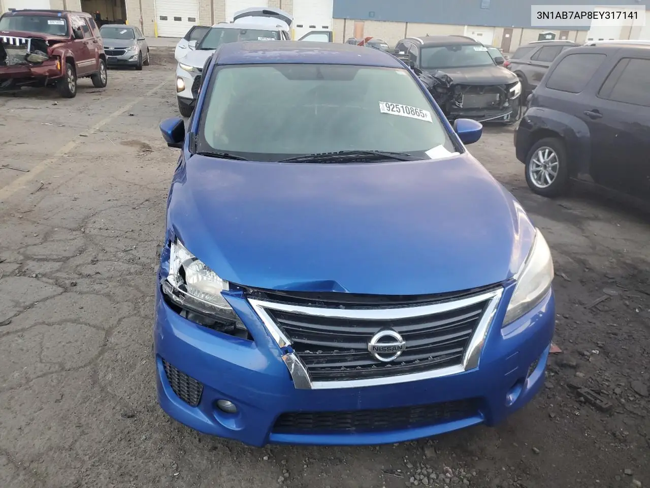 3N1AB7AP8EY317141 2014 Nissan Sentra S