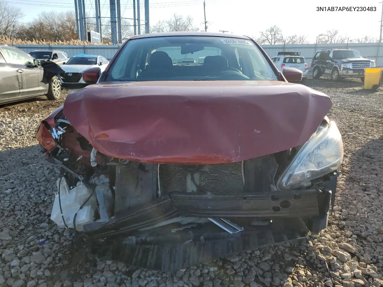 3N1AB7AP6EY230483 2014 Nissan Sentra S