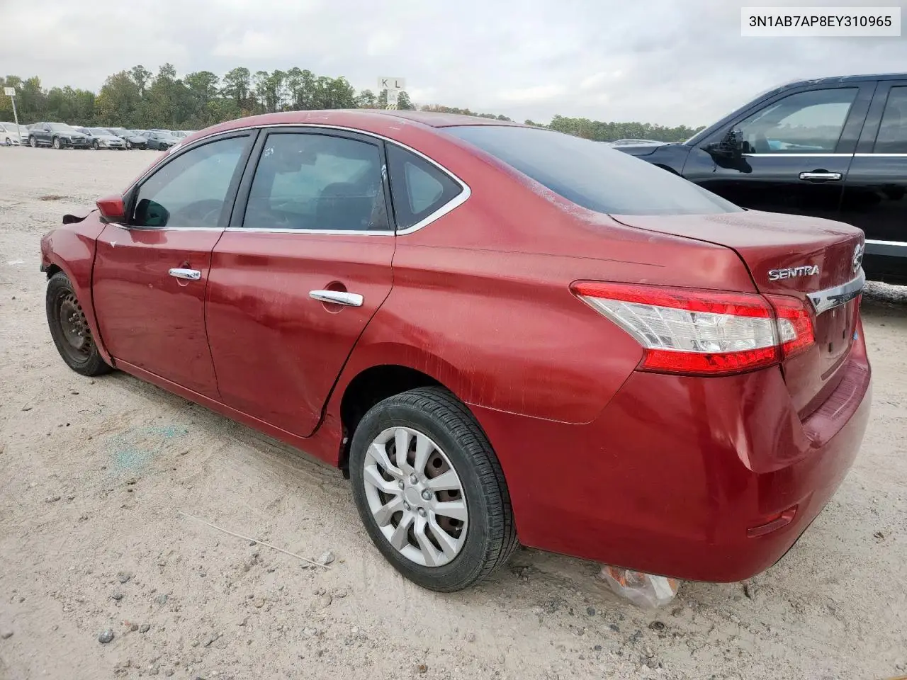 3N1AB7AP8EY310965 2014 Nissan Sentra S