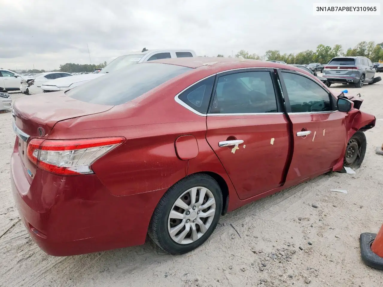 3N1AB7AP8EY310965 2014 Nissan Sentra S