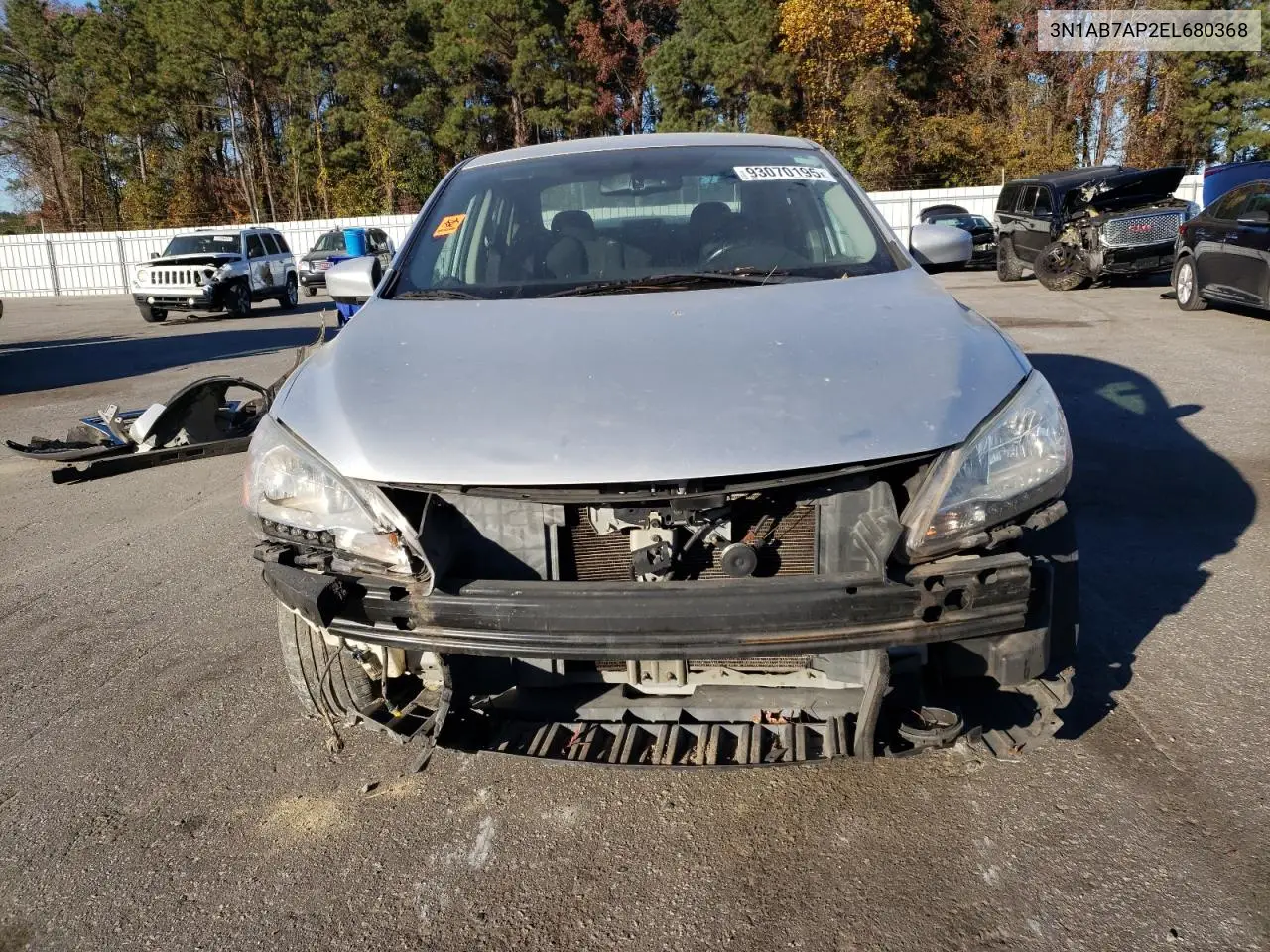 3N1AB7AP2EL680368 2014 Nissan Sentra S