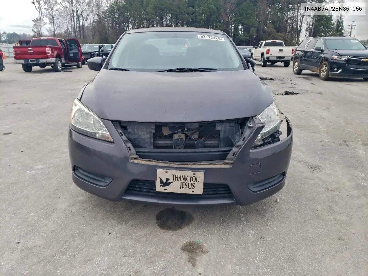 1N4AB7AP2EN851056 2014 Nissan Sentra S