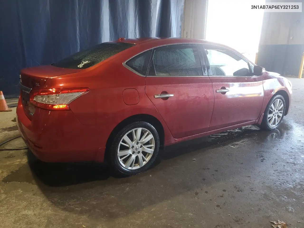3N1AB7AP6EY321253 2014 Nissan Sentra S
