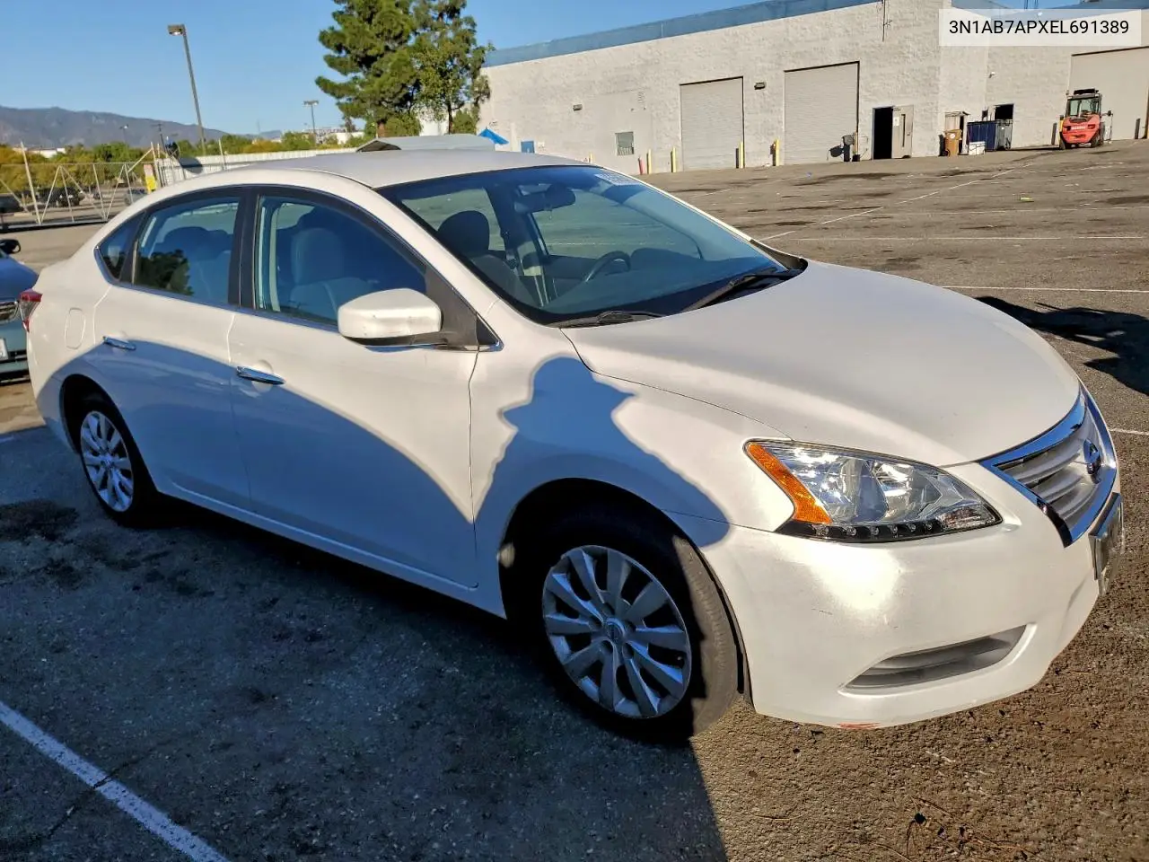 3N1AB7APXEL691389 2014 Nissan Sentra S