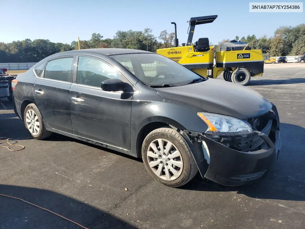 3N1AB7AP7EY254386 2014 Nissan Sentra S