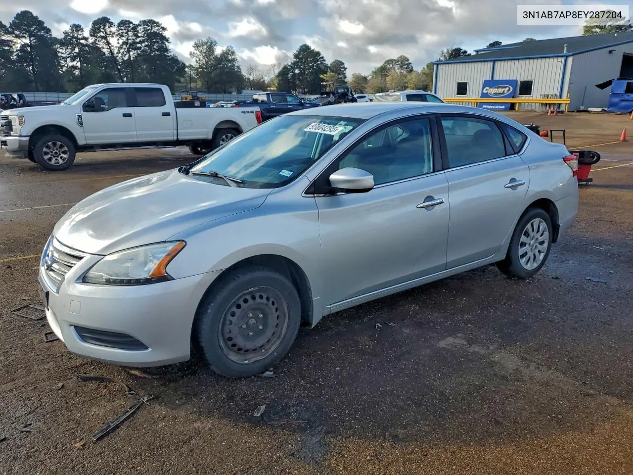 3N1AB7AP8EY287204 2014 Nissan Sentra S