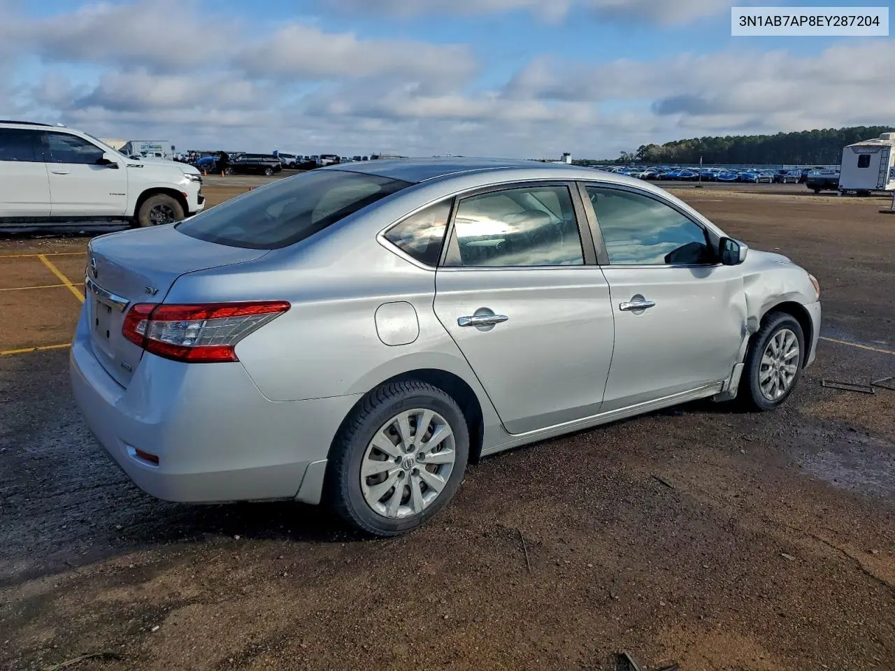 3N1AB7AP8EY287204 2014 Nissan Sentra S