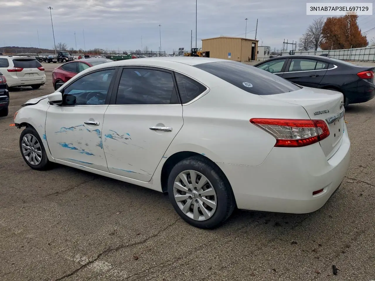 3N1AB7AP3EL697129 2014 Nissan Sentra S