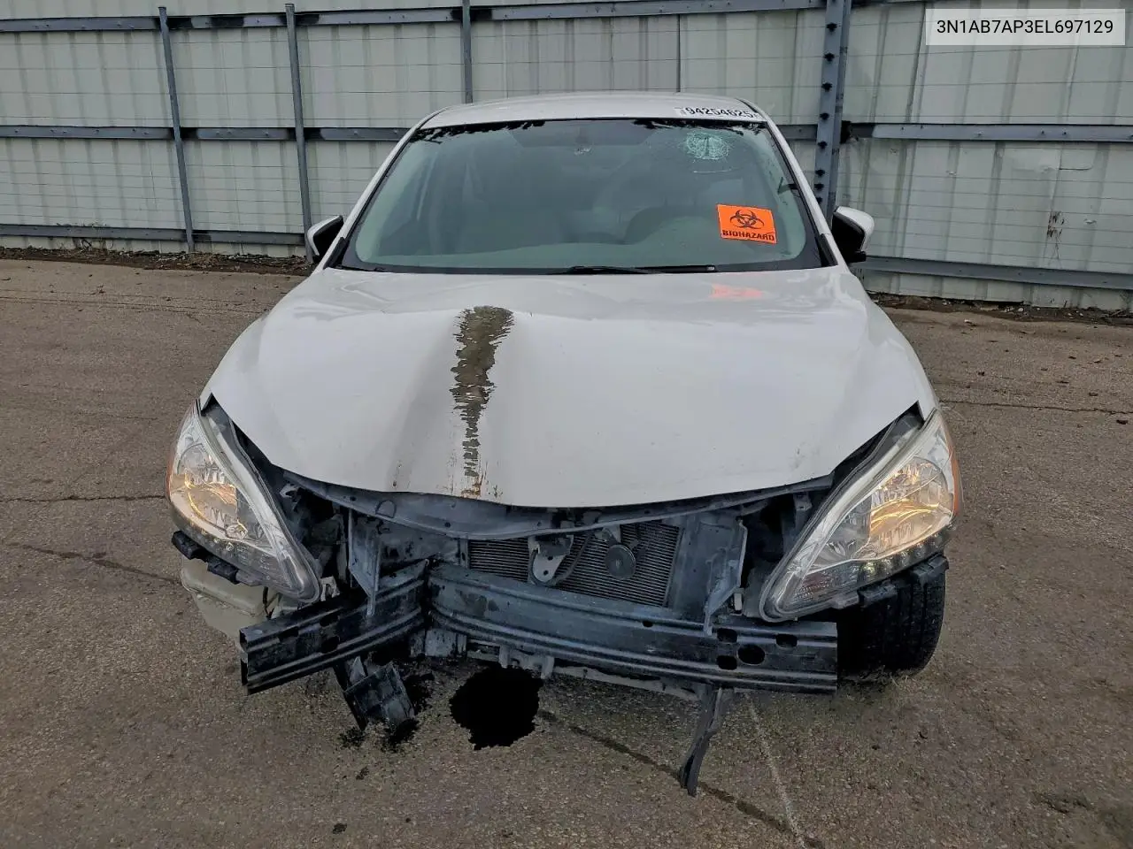 3N1AB7AP3EL697129 2014 Nissan Sentra S