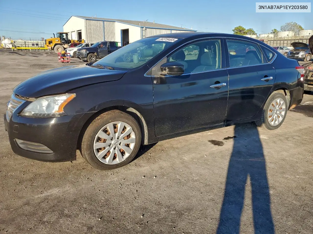 3N1AB7AP1EY203580 2014 Nissan Sentra S